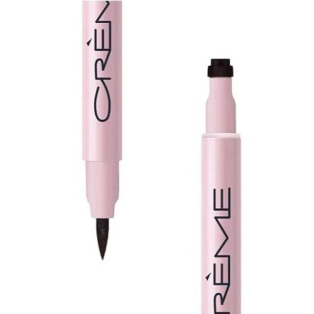 The Creme Shop Faux Freckle Stamp Deep Brown Heart Eyeliner Liquid Dual Sided